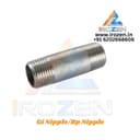 GI Pipe Nipple Manufacturer in India Galvanized Pipe Nipple IROZEN